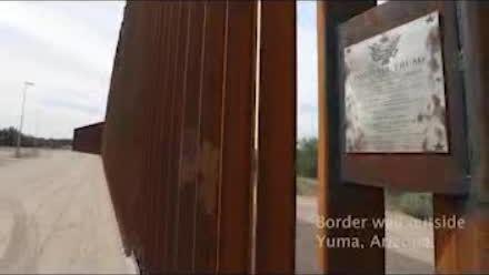 Border Wall on the U.S.-Mexico border